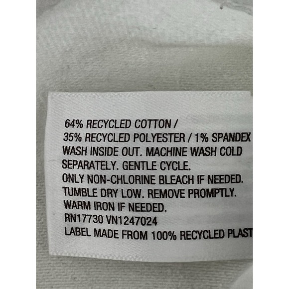 Wild Fable Women's Super-High Rise Slim Distressed Straight Jeans Size 10 White - Picture 10 of 10